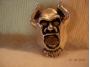 Large Demon Ring with Horns & Beard-Gold