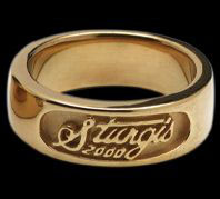 Ladies Small Sturgis Annual Band-Gold-2000-2004 - Click Image to Close
