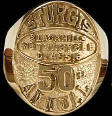 Sturgis 50th Annual-Large-Gold - Click Image to Close
