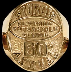 Sturgis 60th Annual BH Classic-Large-Gold - Click Image to Close