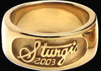 Sturgis Annual Band-Large-Gold-Years 2000-2004 - Click Image to Close