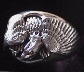 Spreadwing Eagle Ring-SS - Click Image to Close