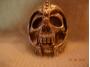 Large Skull in Helmet Ring-Gold