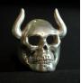 Large Horned Skull Ring-SS